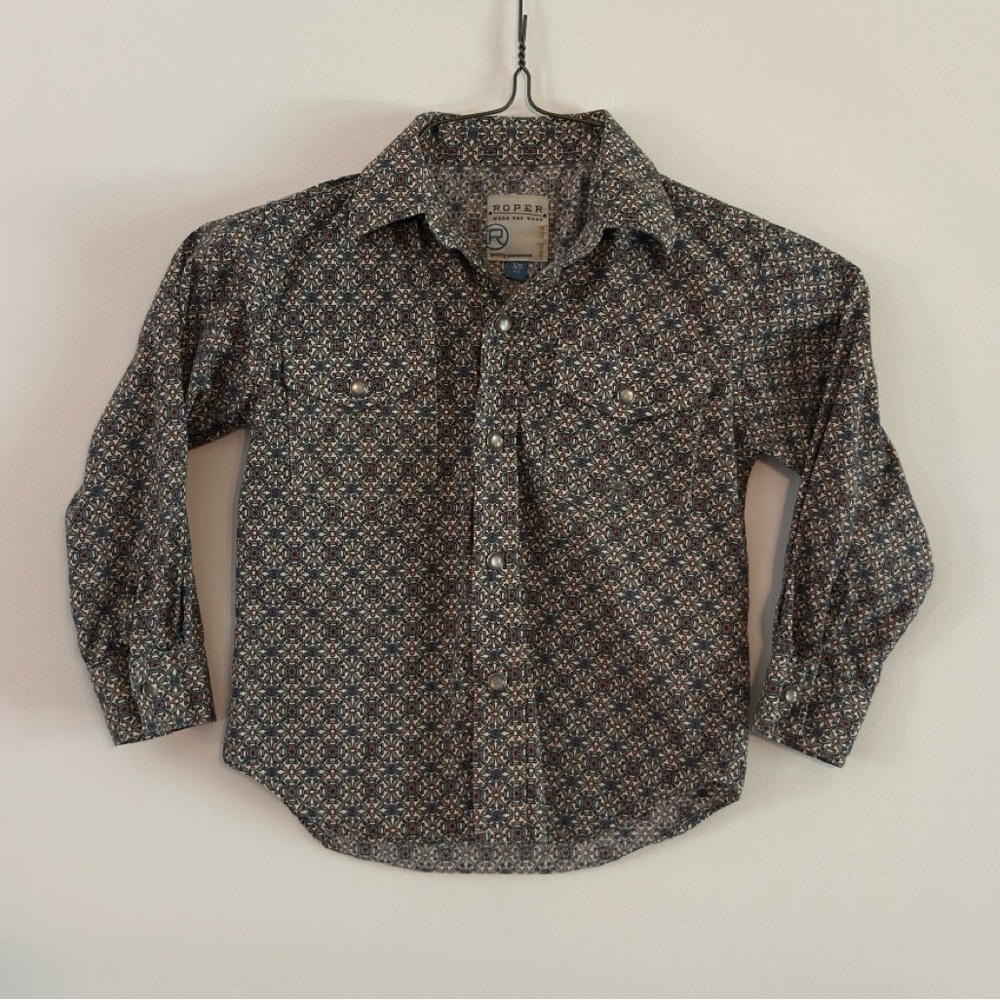 Roper‎ Western Pearl Snap Button-Up Shirt